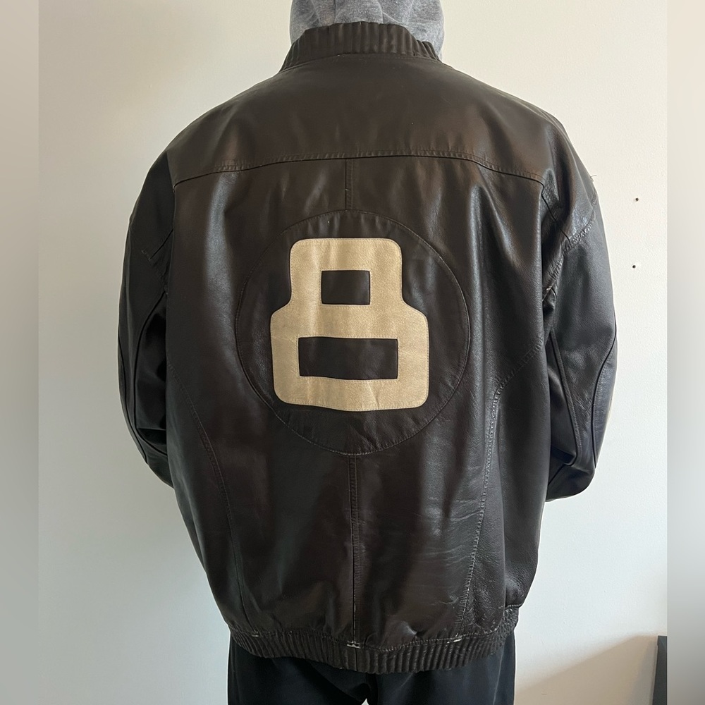 NWOT United Face Leather 8 Ball jacket 4xl